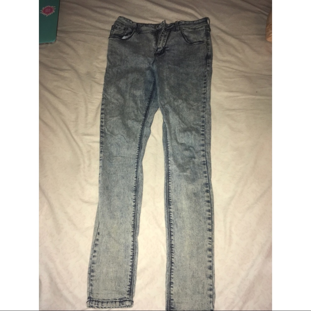 Pacsun acid wash skinny jeans (size 5)